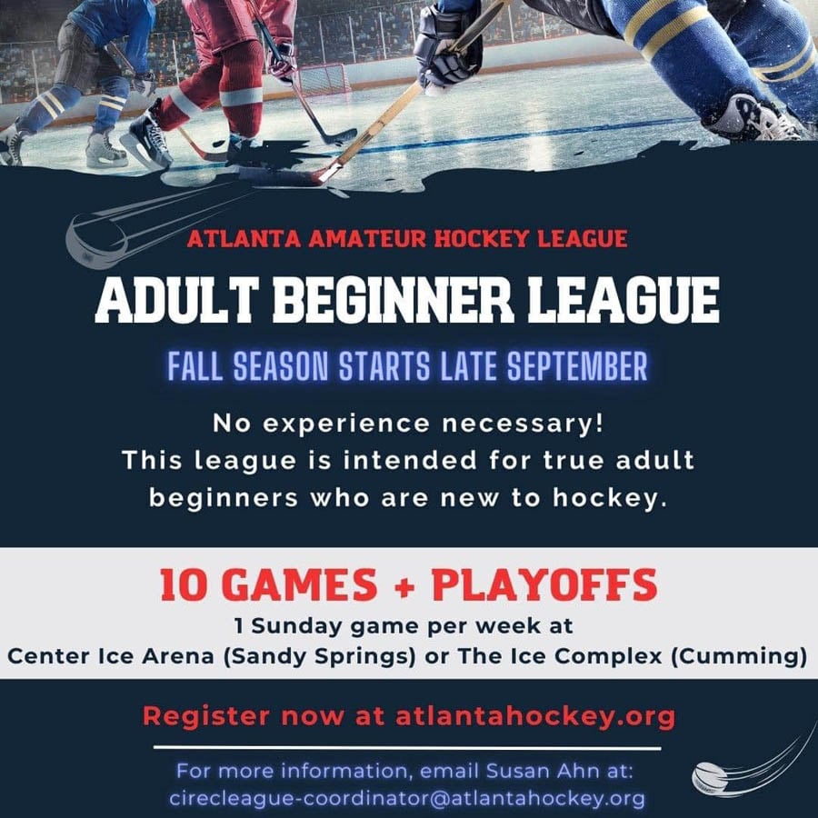 AAHL sign for their beginner hockey league